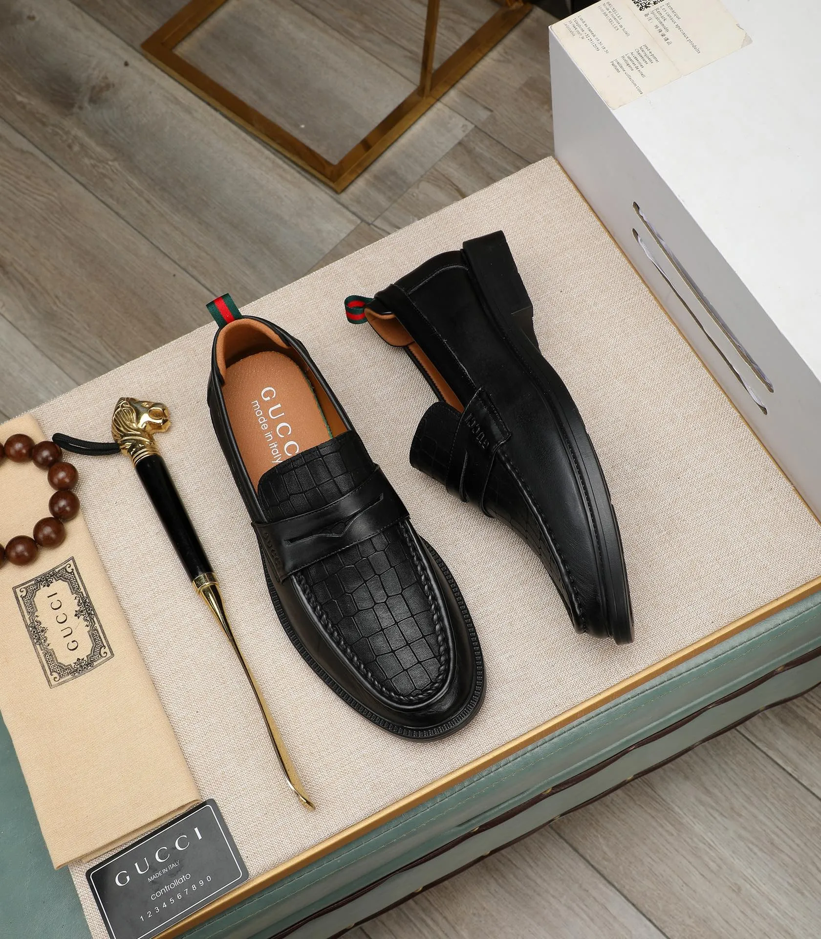Men's men's shoes💰500📛📛Original (water-dyed cow lining) Gucci GUCCI official website formal shoes🌀 Italian🇮🇹imported cowhide➕top imported water-dyed cowhide lining💋Finely handmade original bottom, the real thing looks better when photographed in person Standard size 38-44